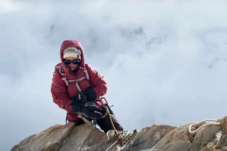 Alpinista rusa Natalia Nagovitsyna