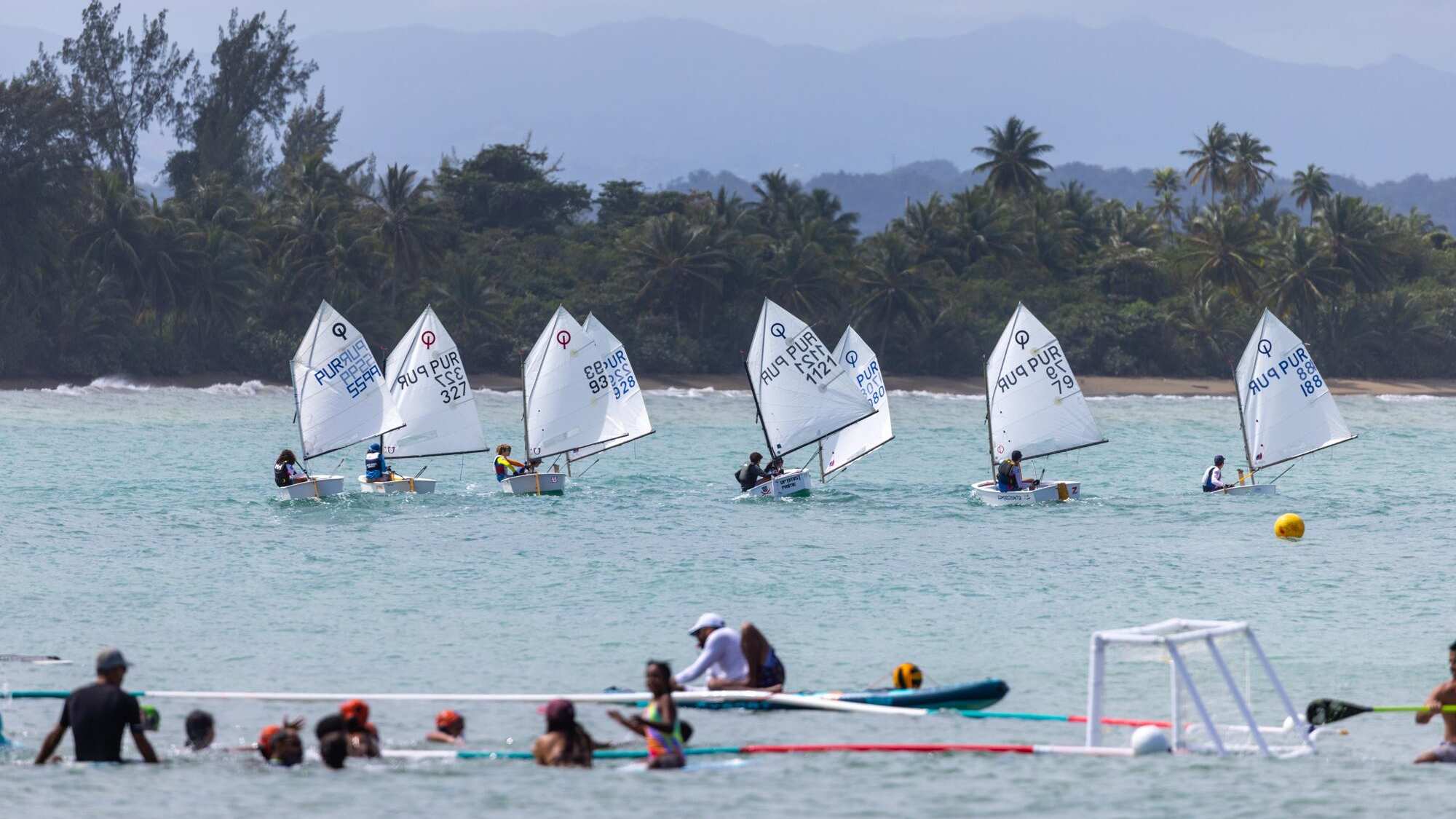 El Festival Olímpico de Playa se hizo en el balneario Punta Salinas.