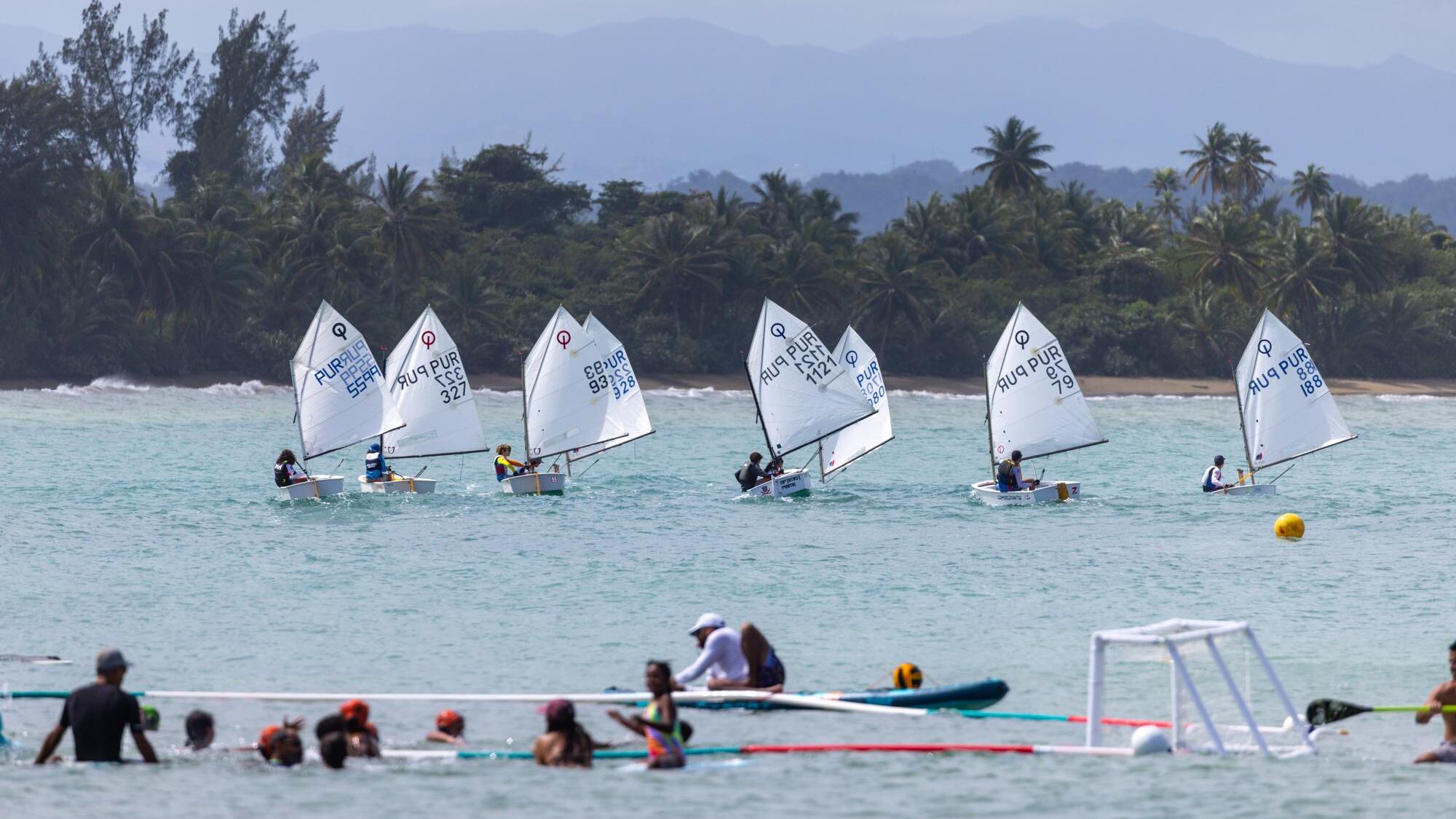 El Festival Olímpico de Playa se hizo en el balneario Punta Salinas.