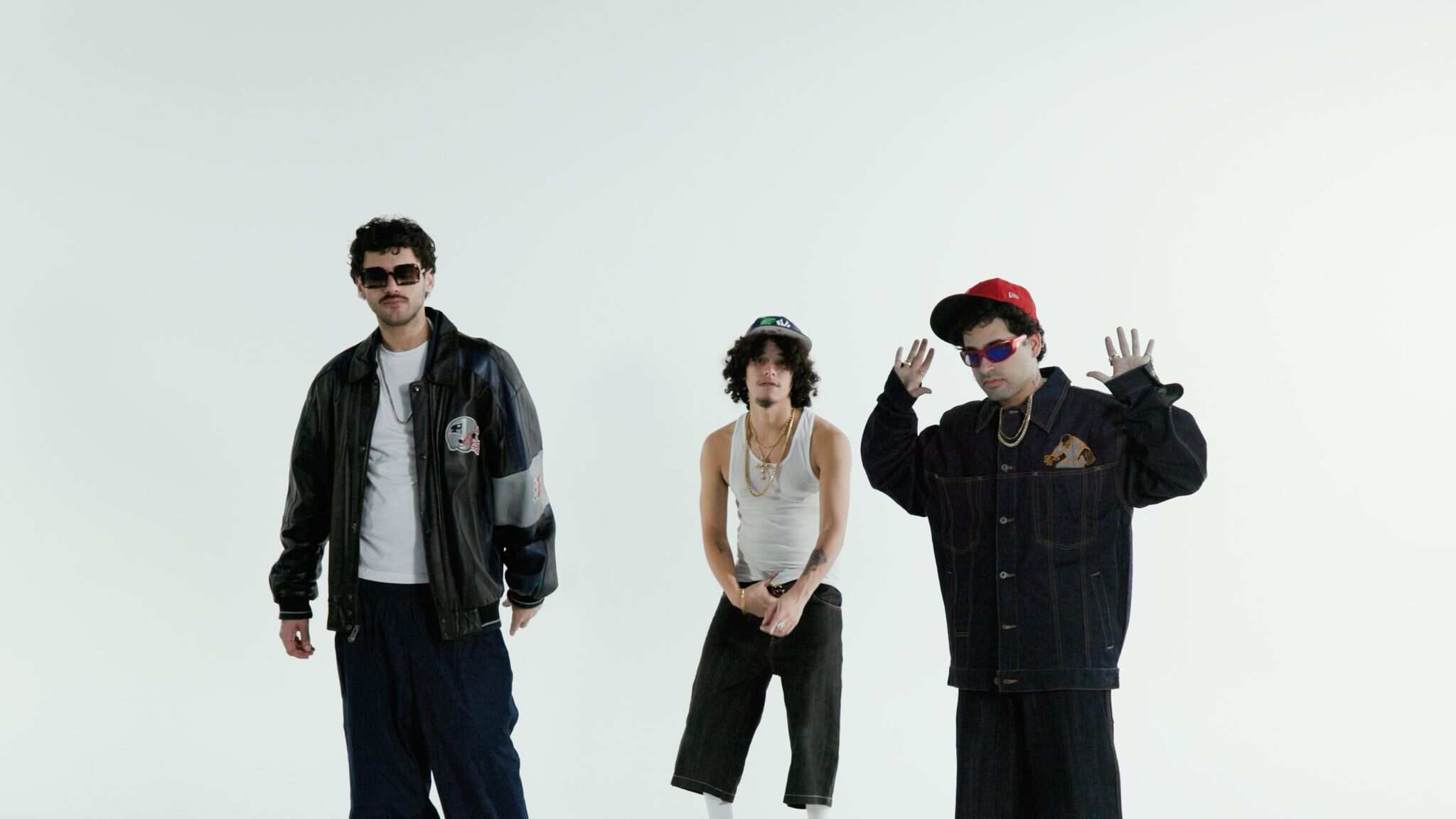 Vei Habache, Tommy Blanco y Fanta Rosario.