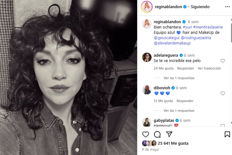 Regina Blandón sorprendió con su look y actuación en Mentiras la Serie
