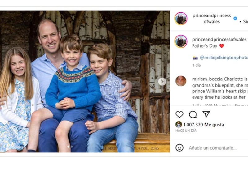 Princesa Charlotte parecido Lady Di