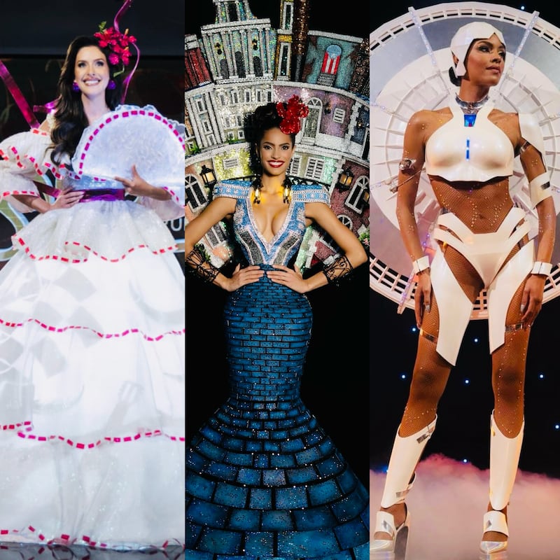 Trajes de fantasía de las boricuas en 2024, 2023 y 2022.