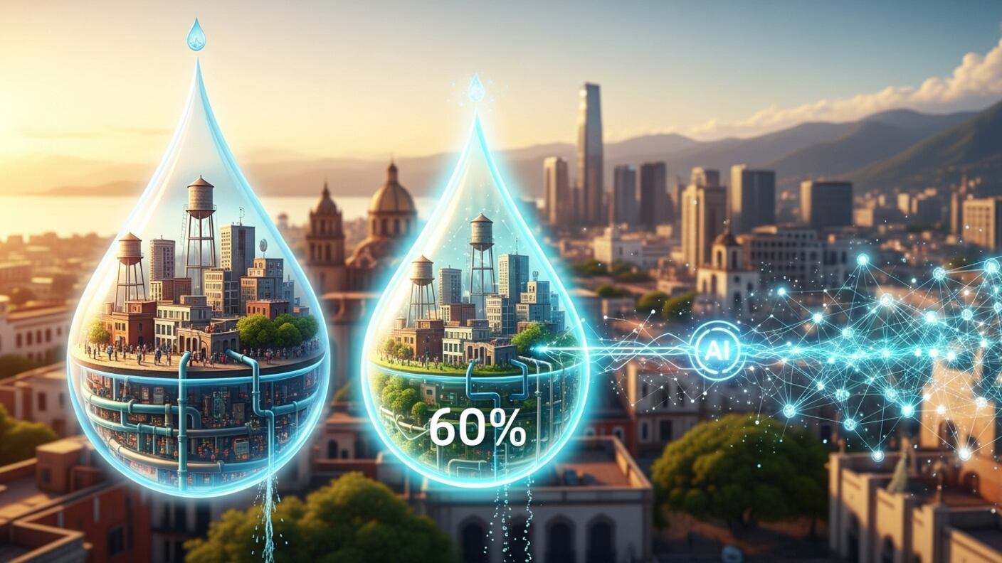 IA salva el agua en ciudades. - FW/Whisk