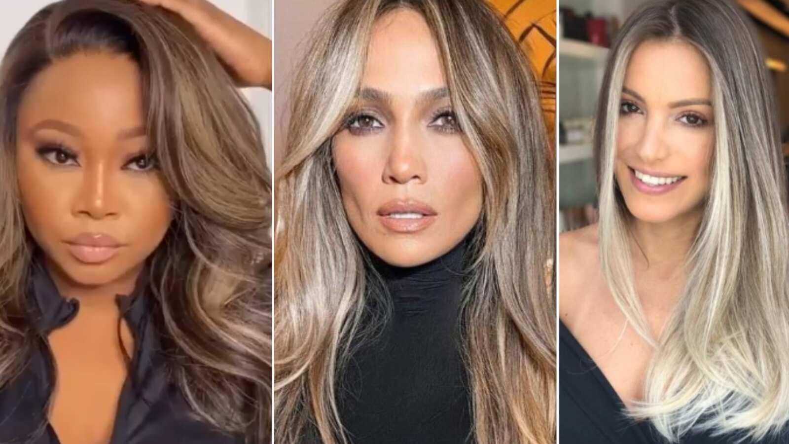 Tintes rubios para morenas con canas