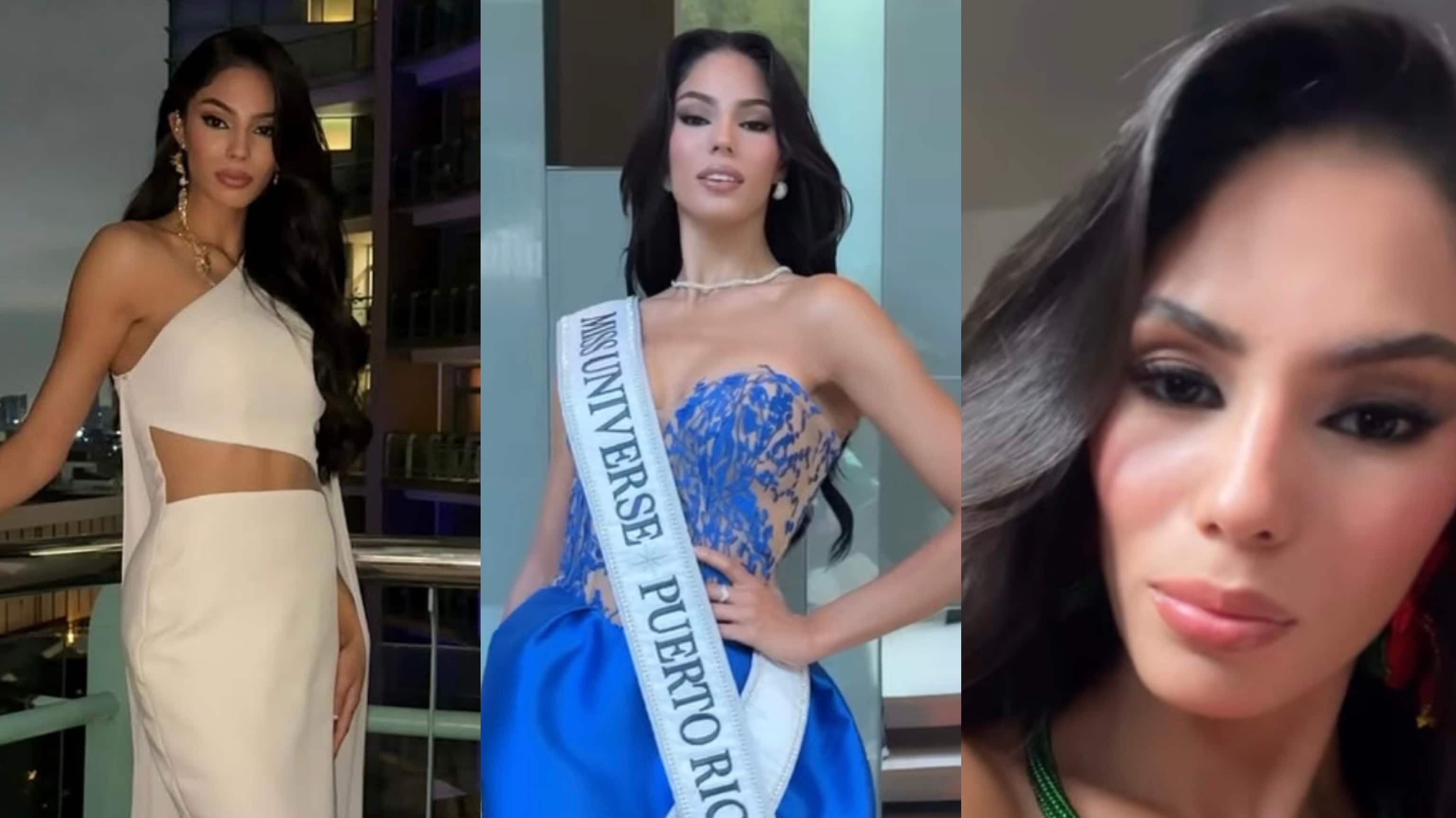 Zashely Nicole Alicea Rivera en sus primeros compromisos en Miss Universo 2025.