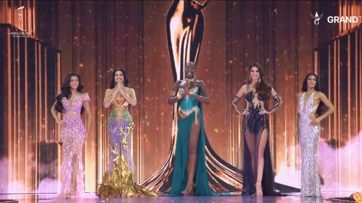 Top 5 de Miss Grand International 2024.