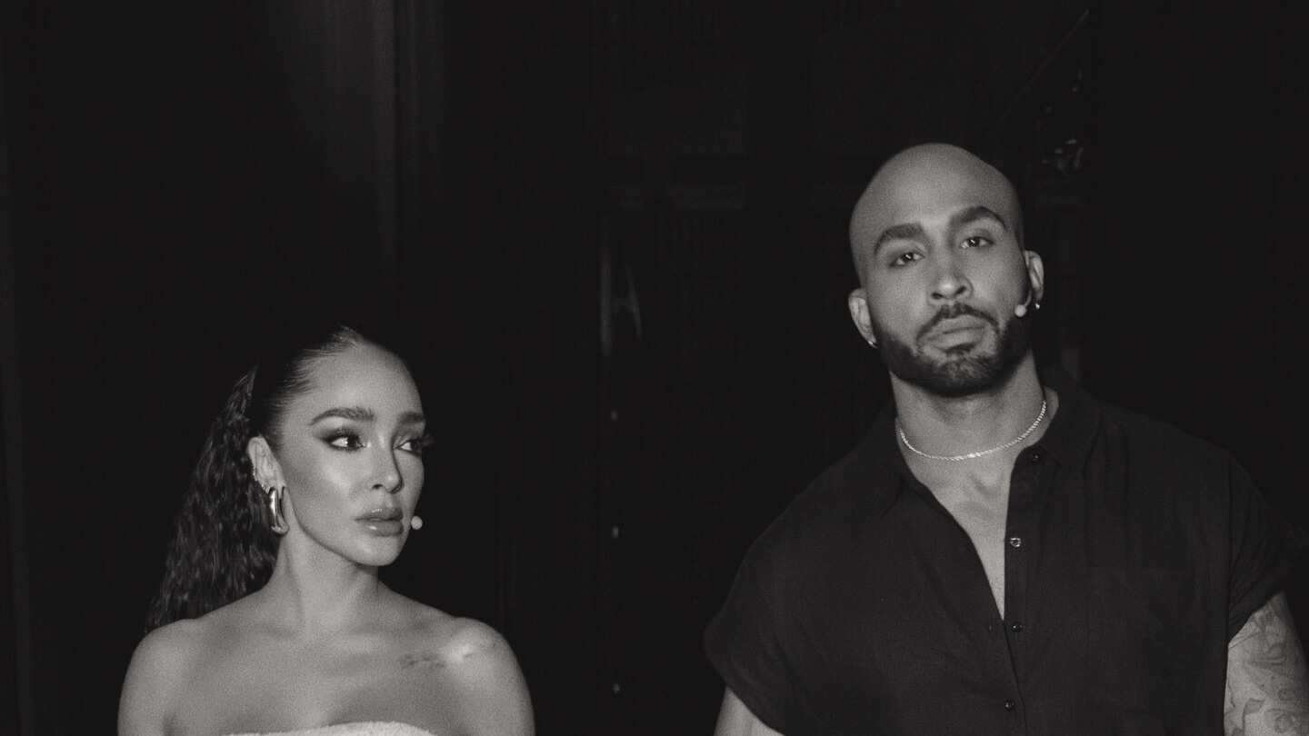 Manelyk y "Caramelo" durante su estancia en Puerto Rico.