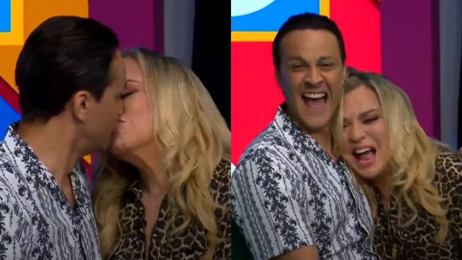 Francis Rosas besa a Ednita Nazario