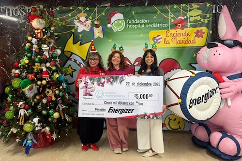 Reconocida marca de baterías dona $5,000 al Hospital Pediátrico Universitario