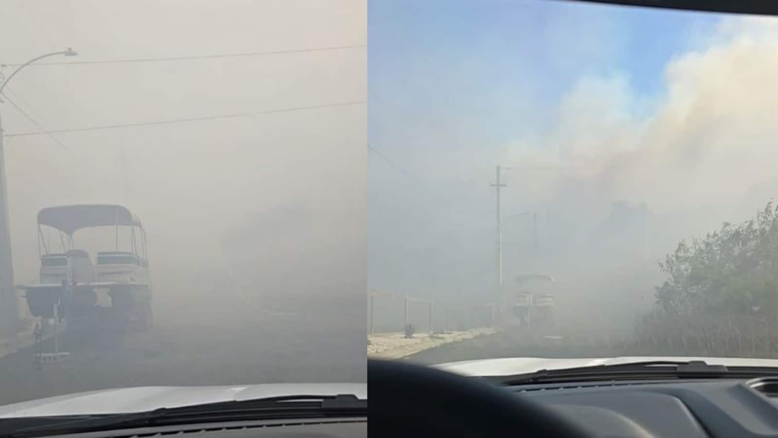 fuego forestal en Lajas