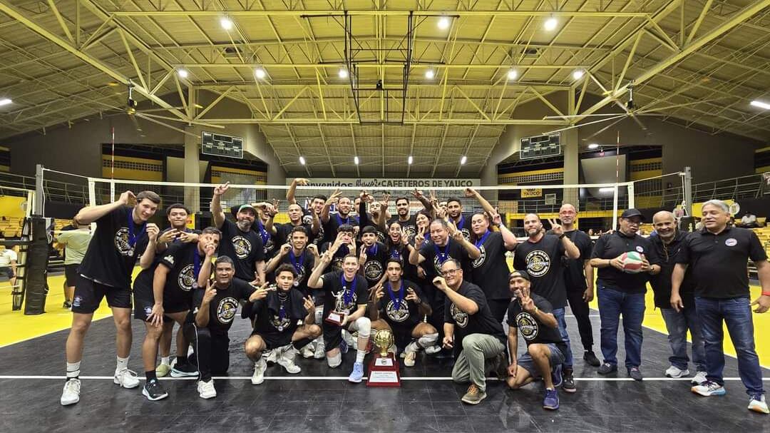 Cafetaleros de Yauco revalidan como campeones en la Liga Puertorriqueña de Voleibol Superior Masculino.