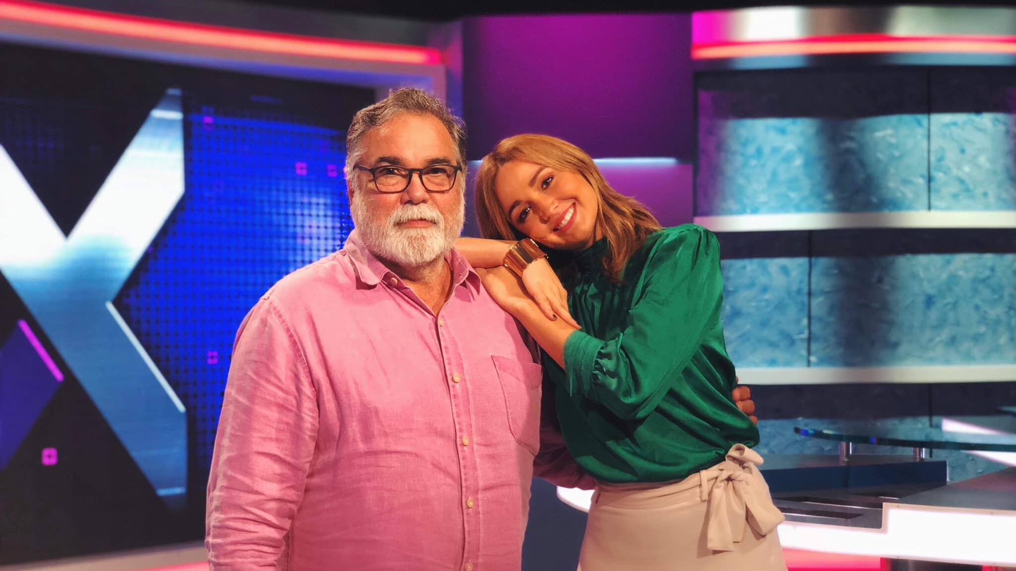 Valeria Collazo y su padre