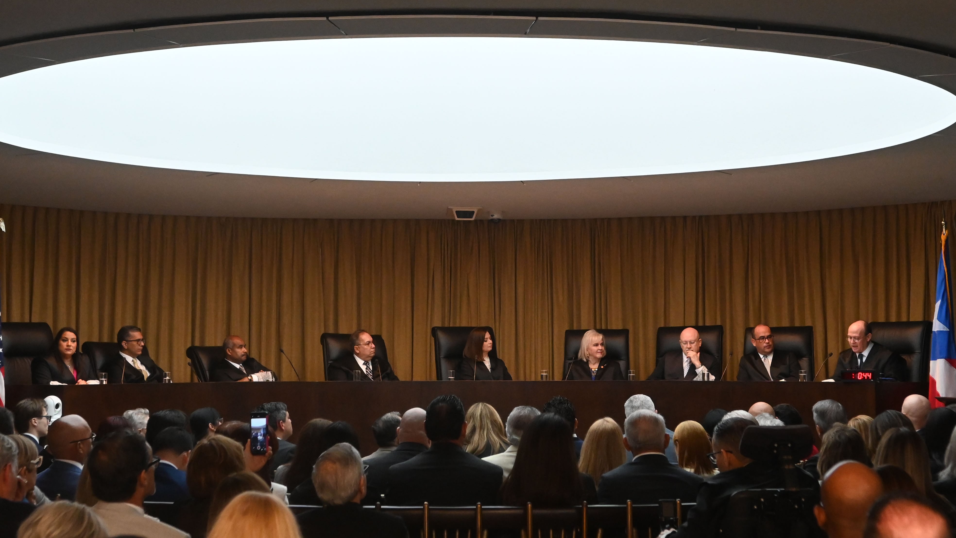 Juramentación de los jueces superiores, Camille Rivera Pérez y de Raúl Candelario López.