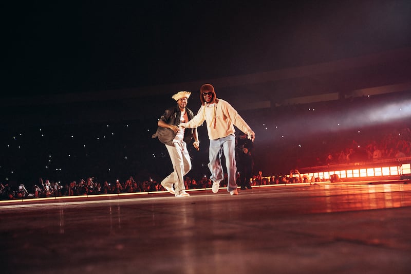 El artista puertorriqueño se presentó en República Dominicana.