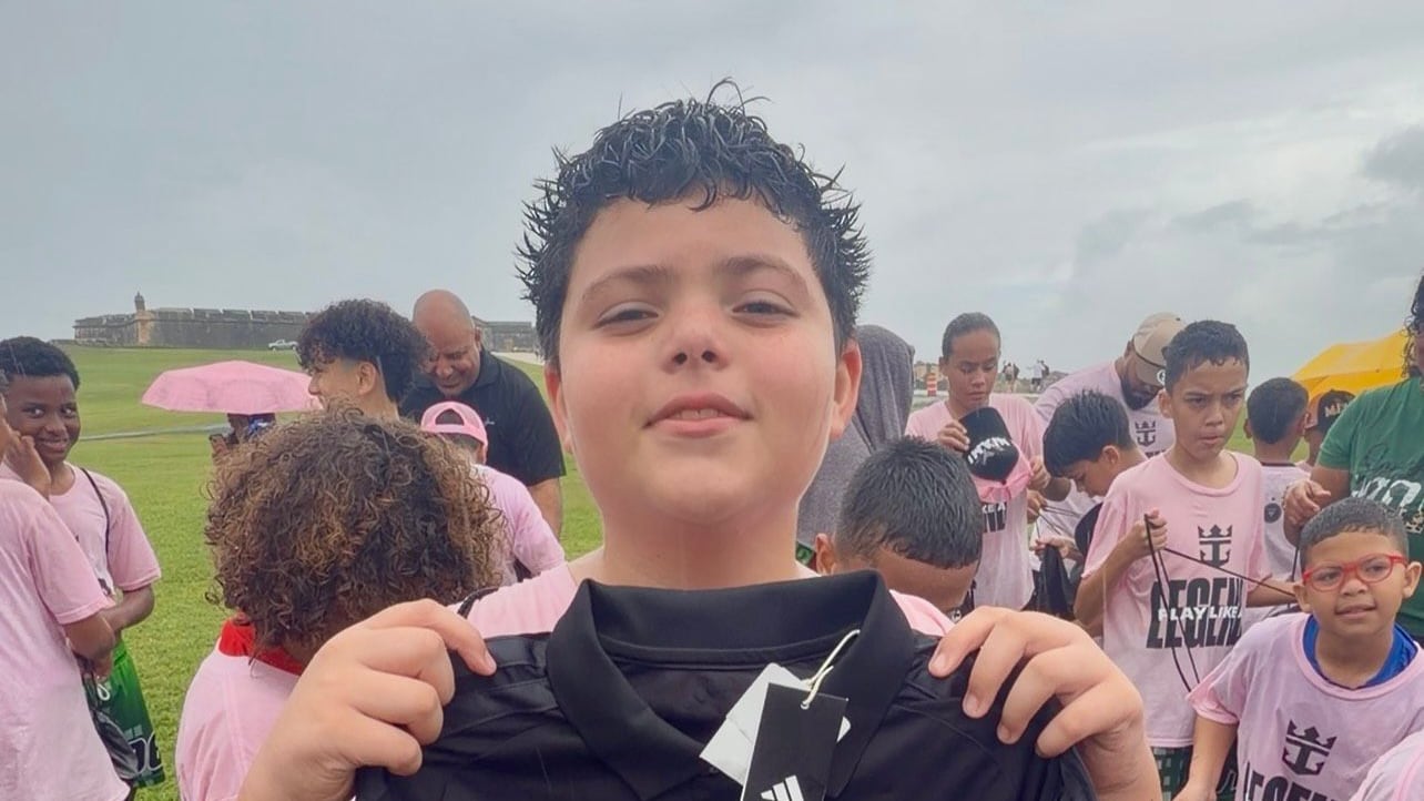 Fundación Inter Miami CF y Royal Caribbean celebran clínica de fútbol juvenil en El Morro