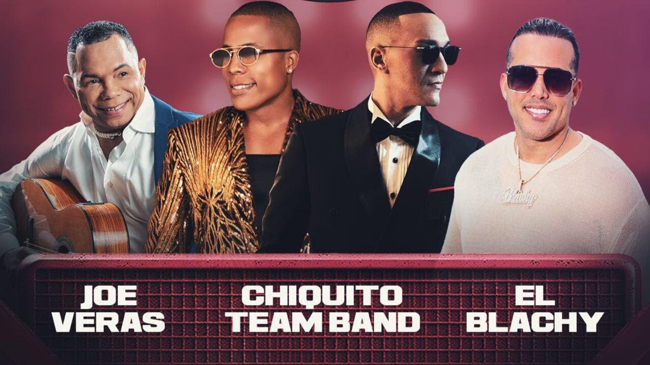 Joe Veras, Chiquito Team Band y El Blachy anuncian concierto en Puerto Rico.