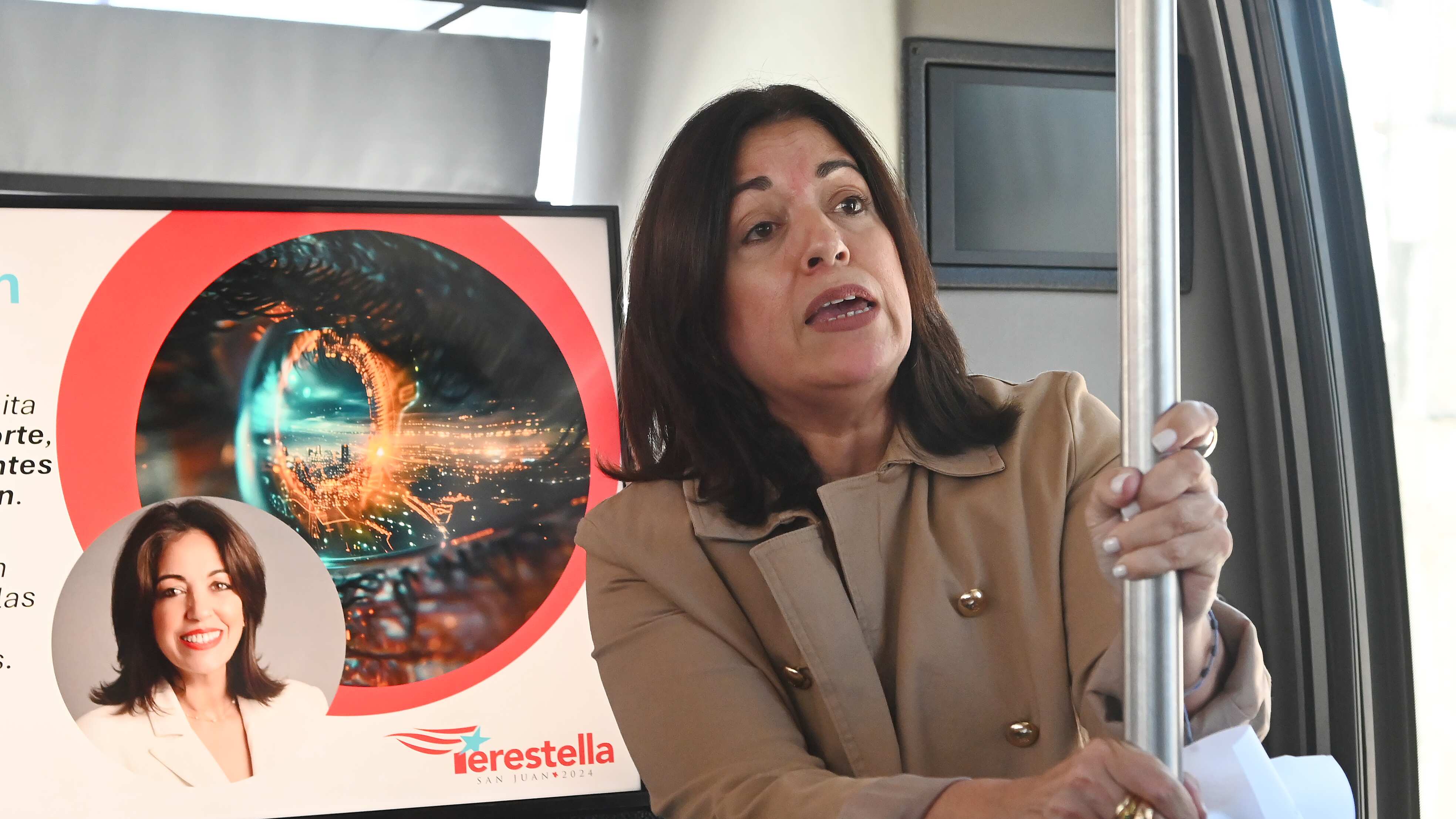 Terestella González Denton, candidata a la alcaldía a San Juan, por el PPD