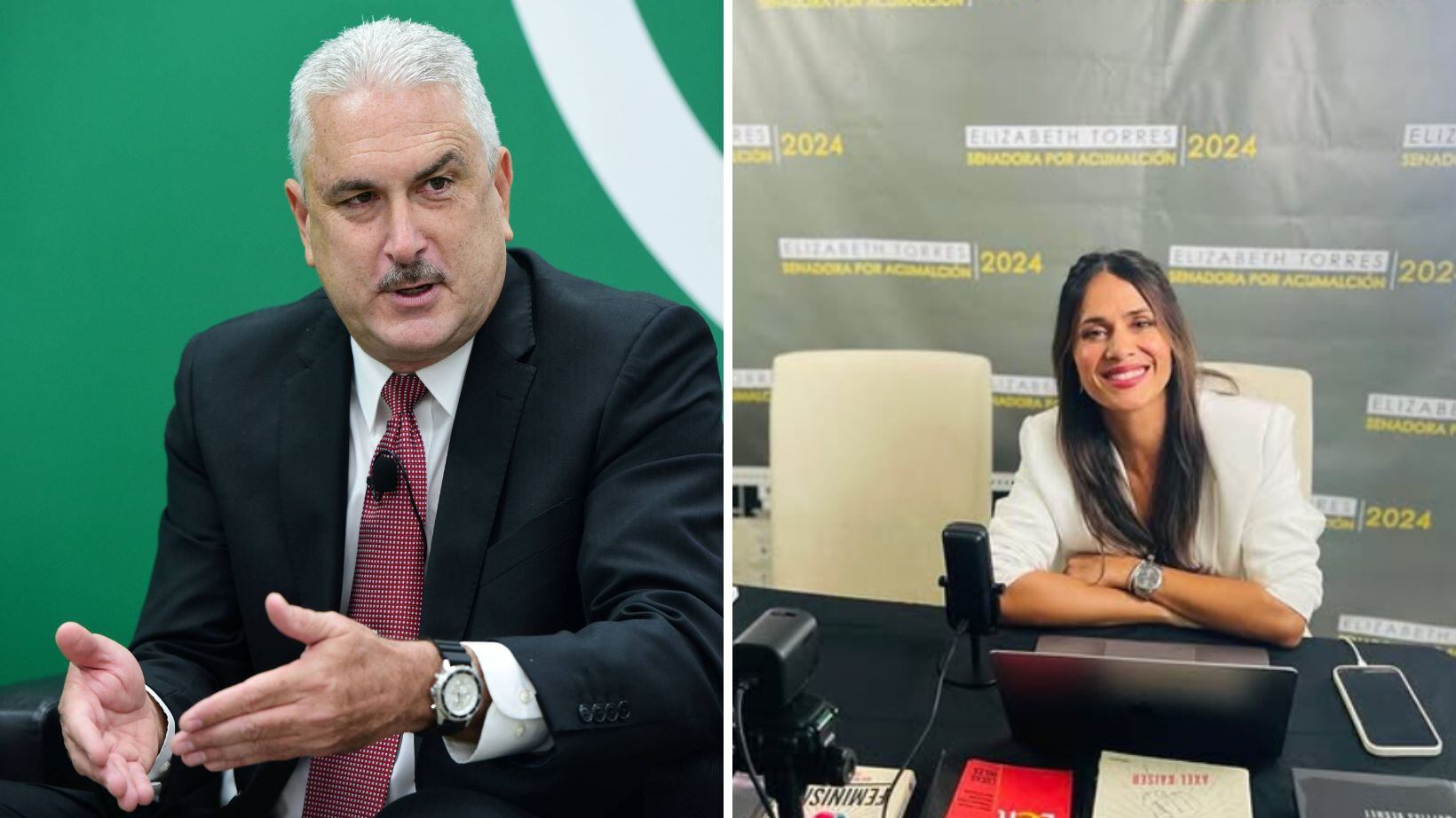 Thomas Rivera Schatz y Elizabeth Torres