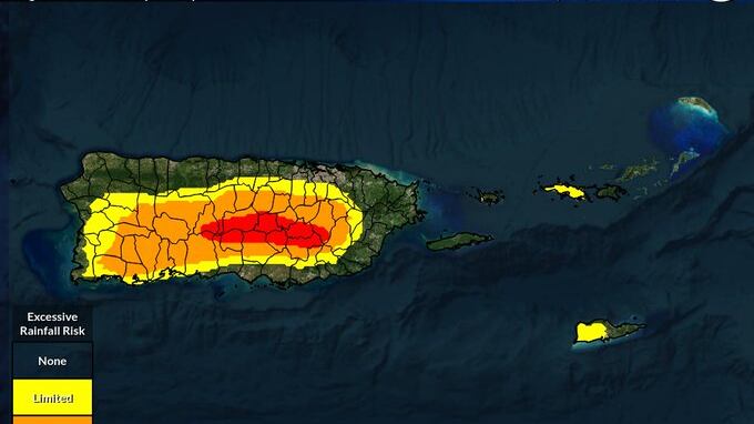 Riesgo de inundaciones para este viernes.