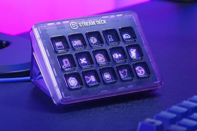 limited-edition atomic purple version of Elgato’s Stream Deck MK. 2