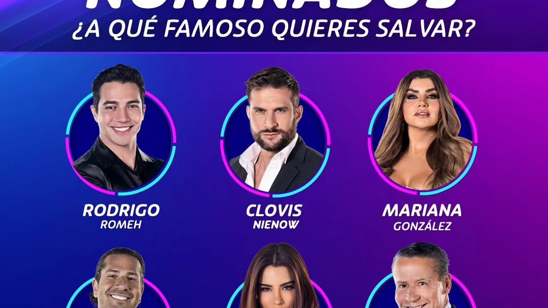 Nominados de la cuarta semana de “La Casa de los Famosos 4″.