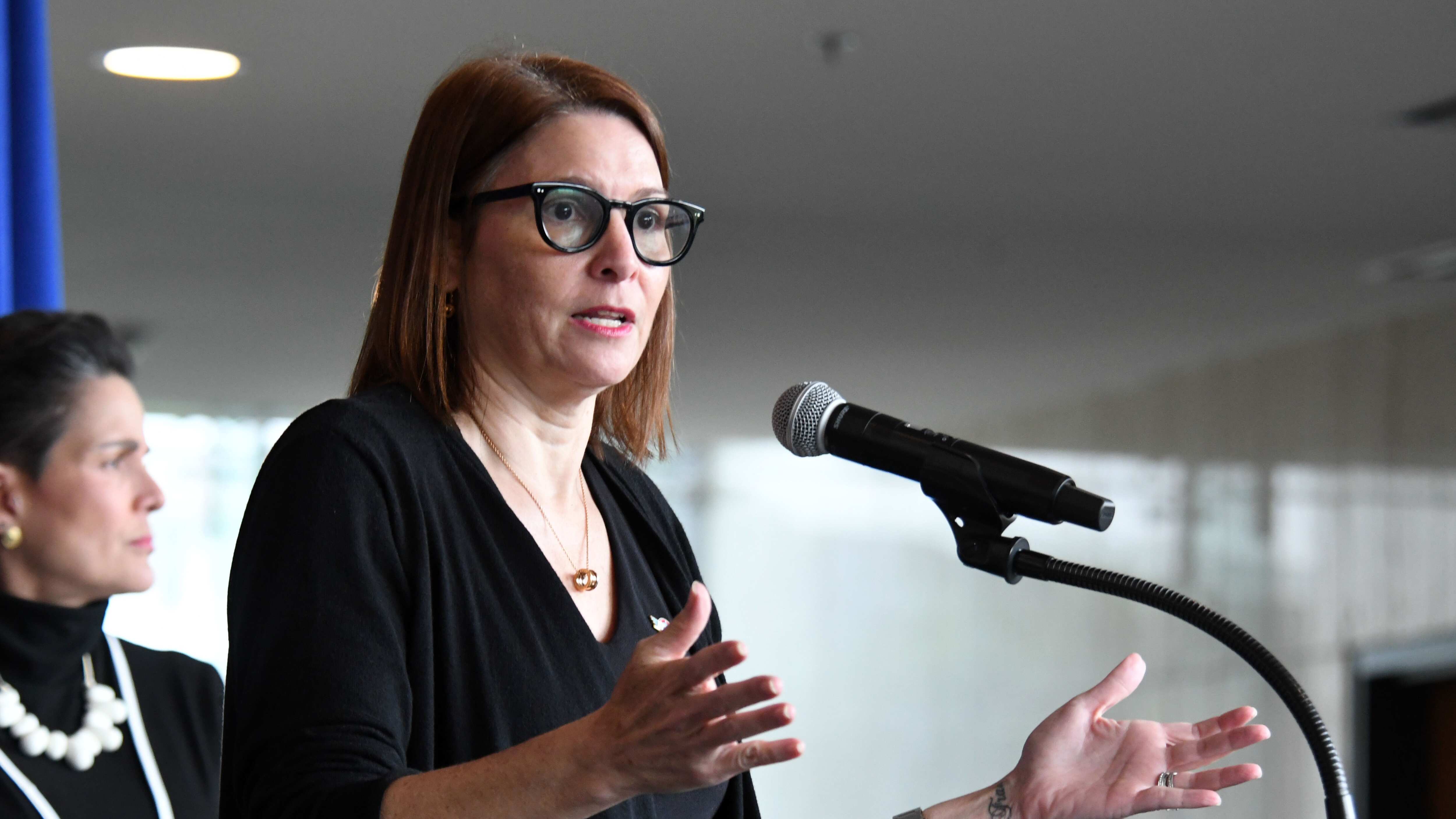 Verónica Ferraiuoli, conferencia de prensa del Comité de Transición entrante