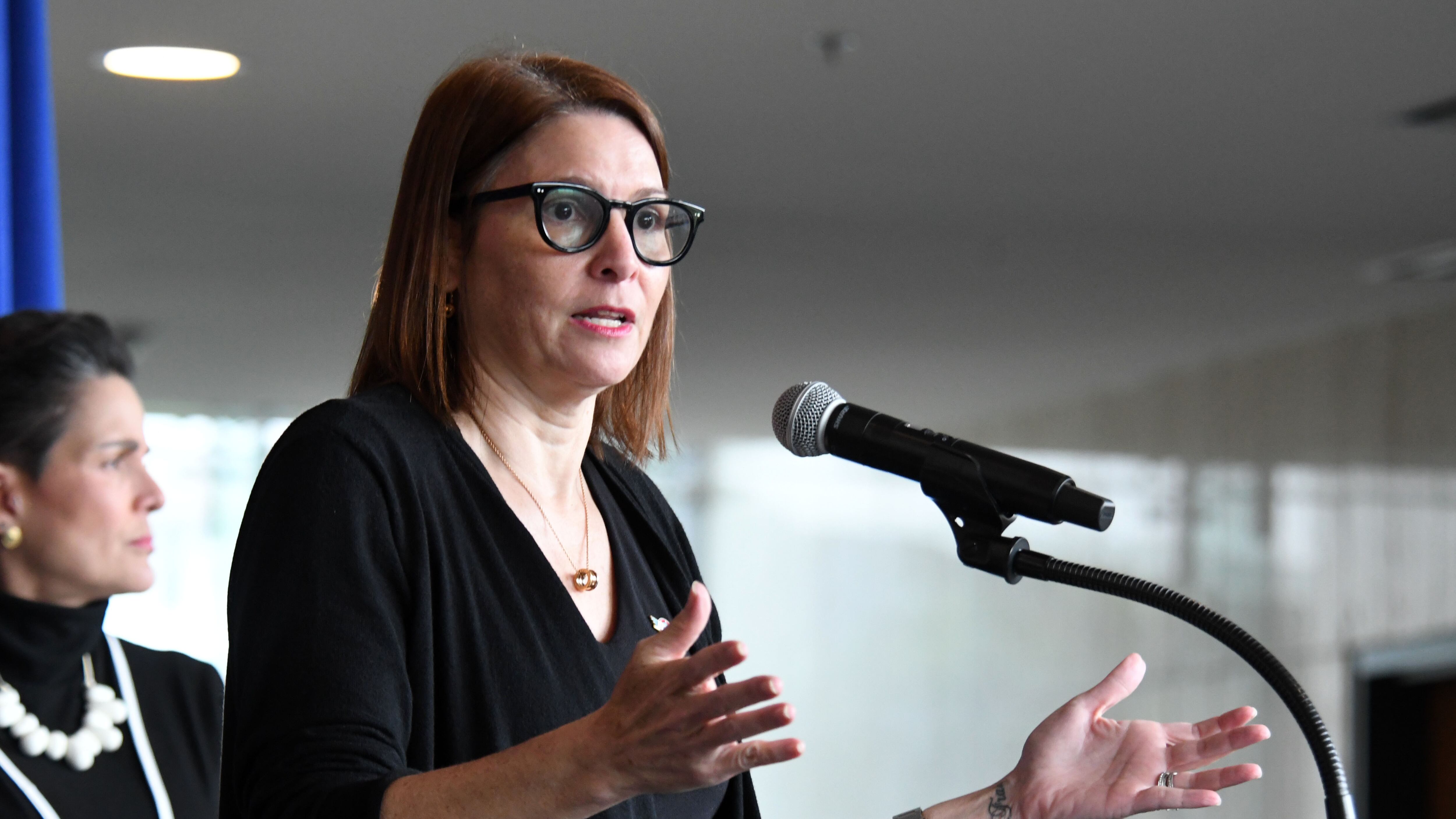 Verónica Ferraiuoli, conferencia de prensa del Comité de Transición entrante