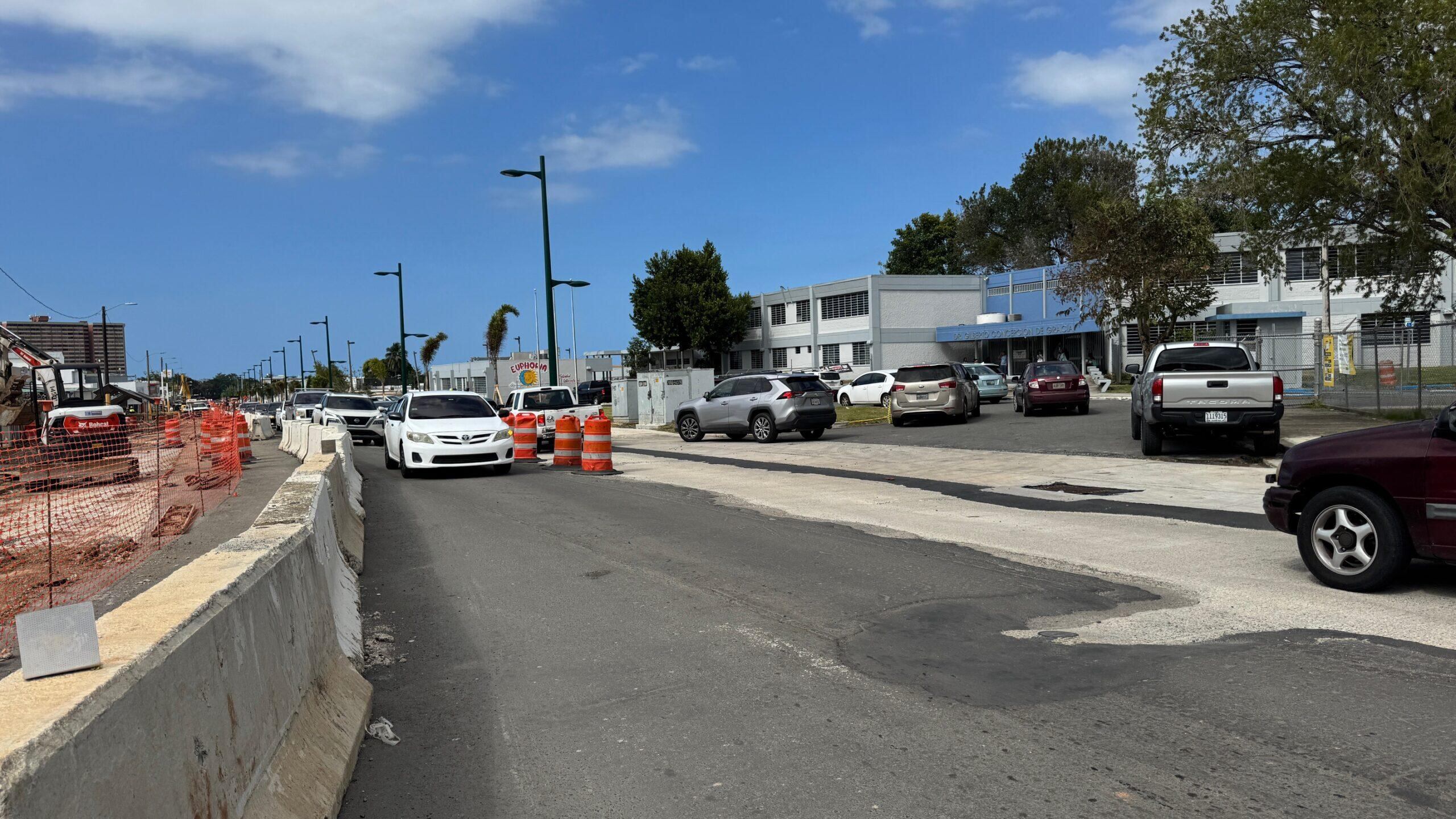 Cierran tramo de la Avenida Sánchez Osorio en Carolina por trabajos del megaproyecto vial