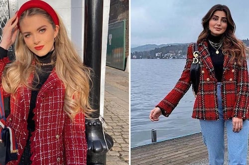 ¡Adiós looks aburridos! Los blazer tartán son la tendencia del 2025 y así los puedes combinar a los 30