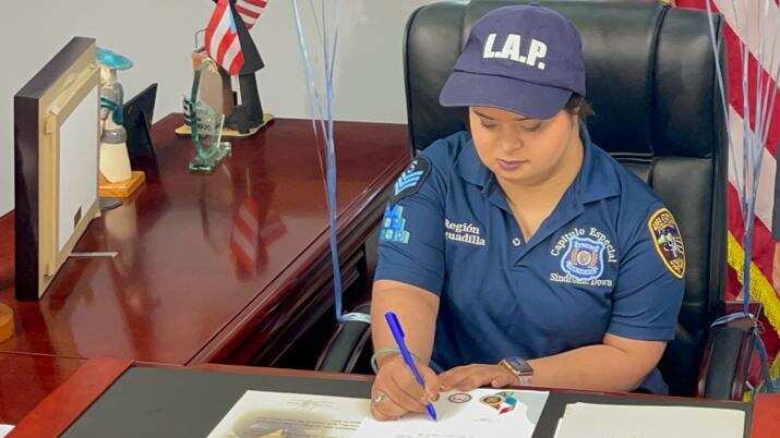 Comisionada del Negociado de la Policía de Puerto Rico por un día