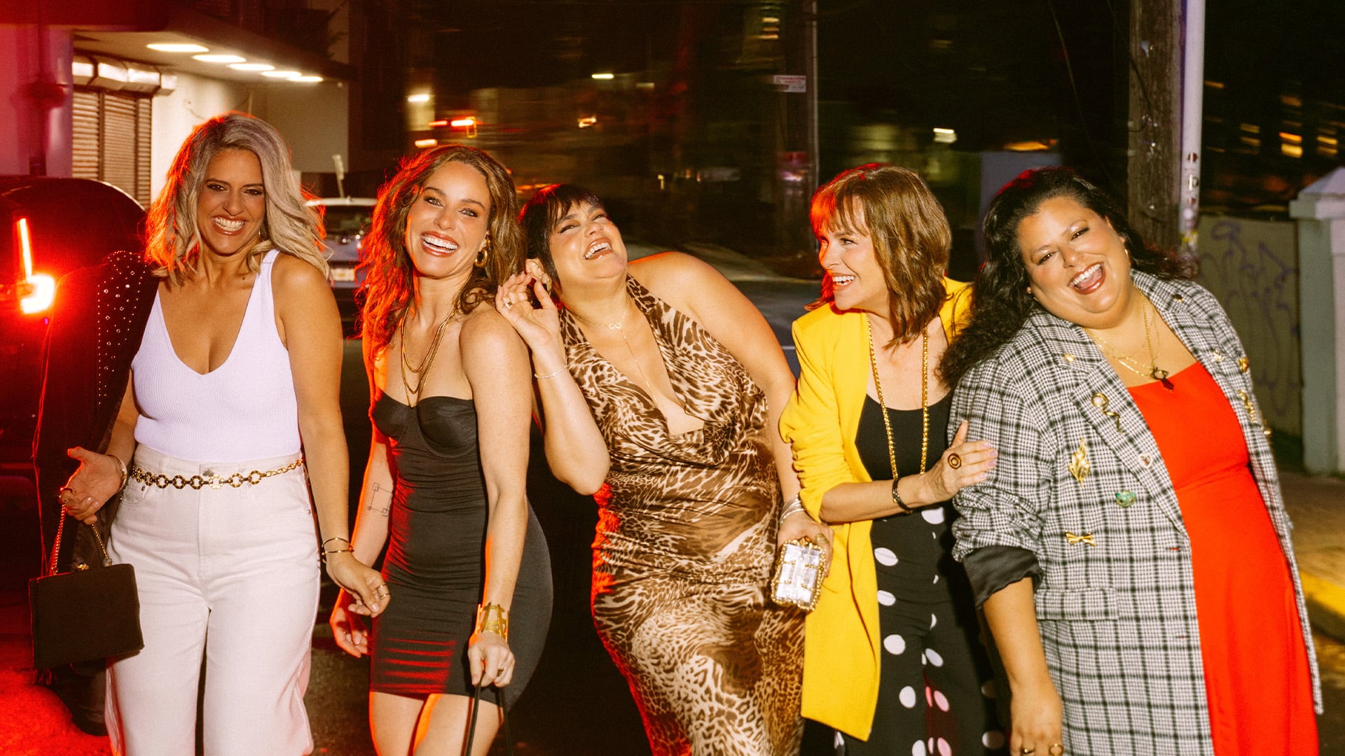 Lucienne, Isel, Lourdes, Cristina y Melissa