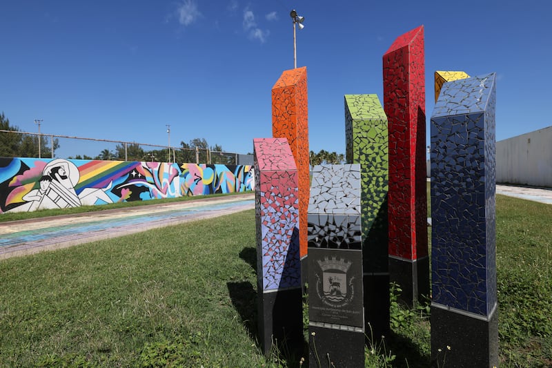 El memorial en Puerto Rico fue diseñado por la corporación Cero Design & Built, Inc. Foto por Brandon Cruz González | Centro de Periodismo Investigativo