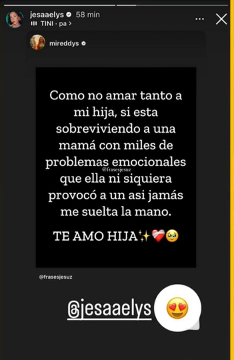 Mensaje de Mireddys
