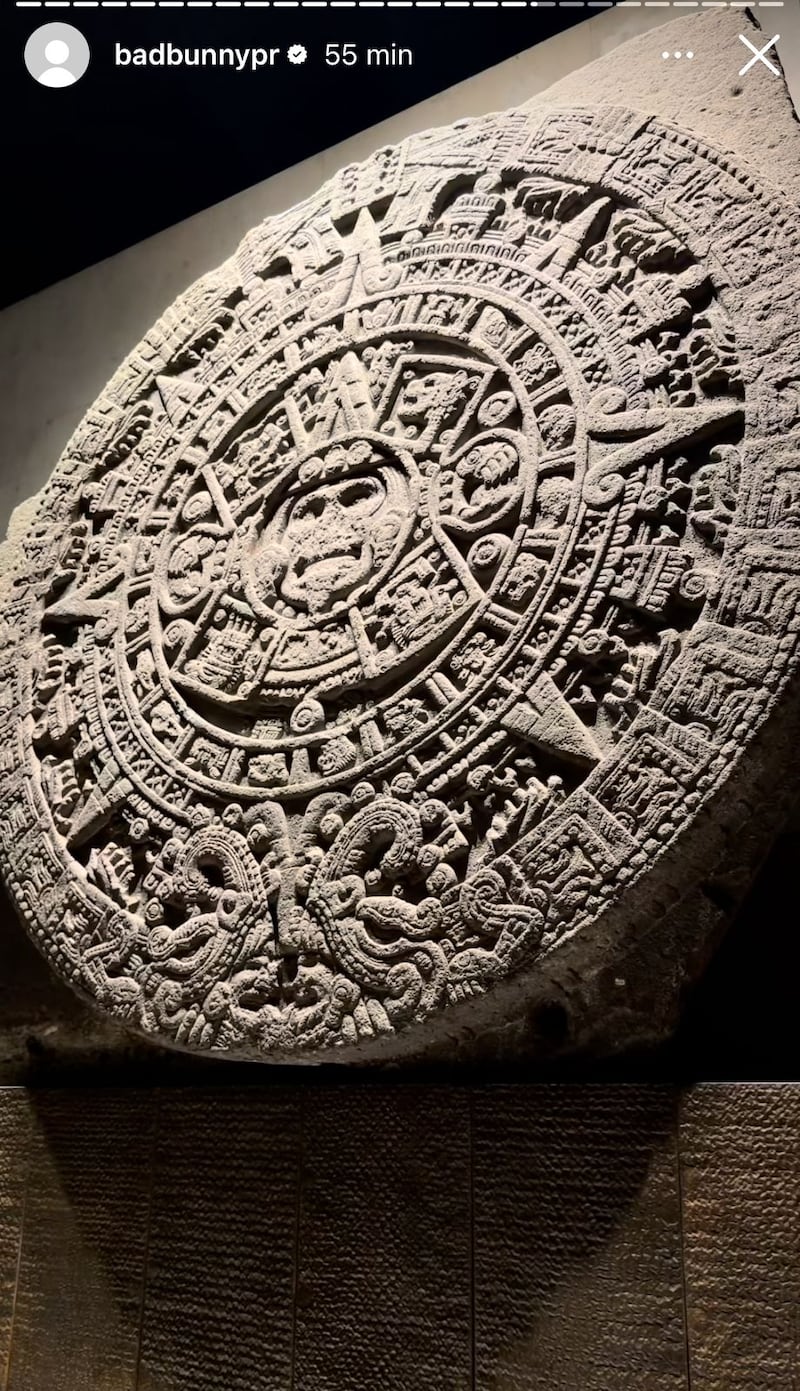 Bad Bunny comparte los recuerdos de su viaje a CDMX