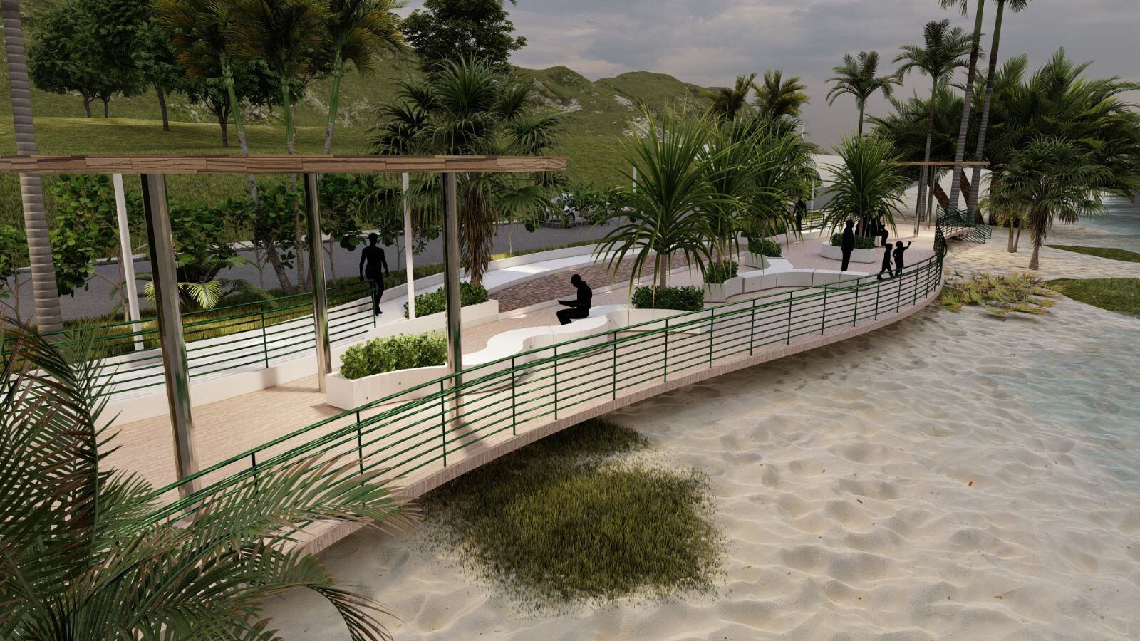 Anuncian inversión de $640 mil para la extensión del paseo lineal "Yiye" Ávila.