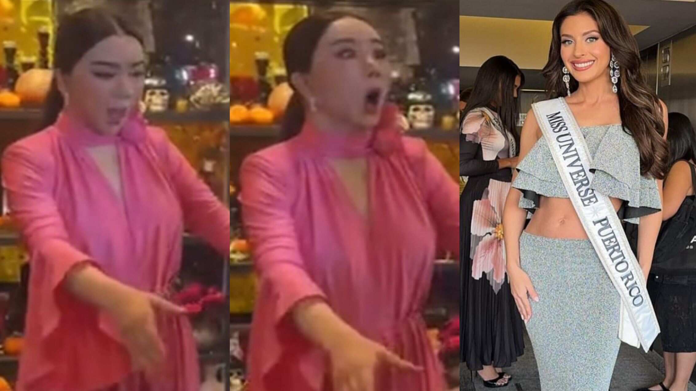 Anne JKN conoce a Miss Universe Puerto Rico 2024.