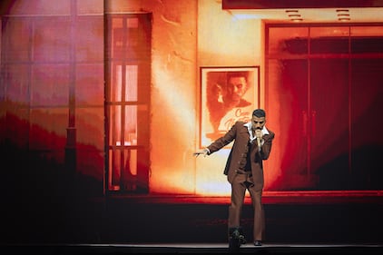 El exponente urbano, Rauw Alejandro, se presentó en el Coliseo de Puerto Rico.