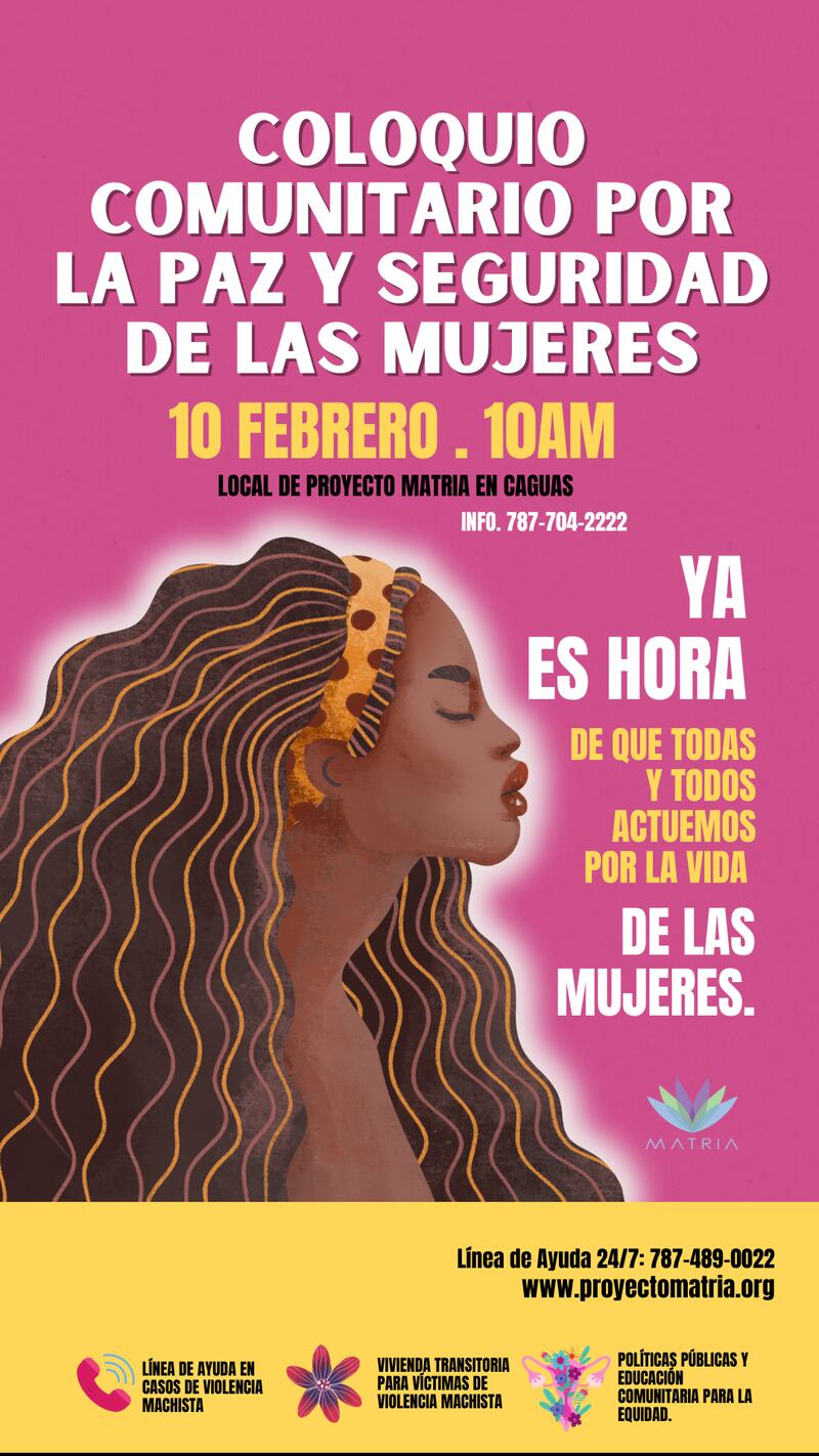Coloquio Comunitario por la Paz y Seguridad de las Mujeres.
