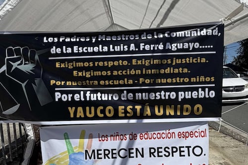 Escuela Luis A. Ferré en Yauco enfrenta posible cierre y comunidad pide mantenerla abierta