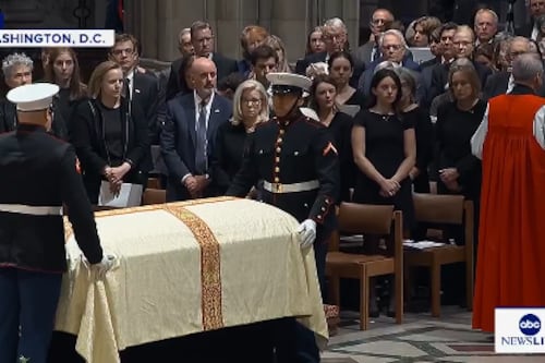 Washington despide a Dick Cheney con funeral bipartidista y honores militares