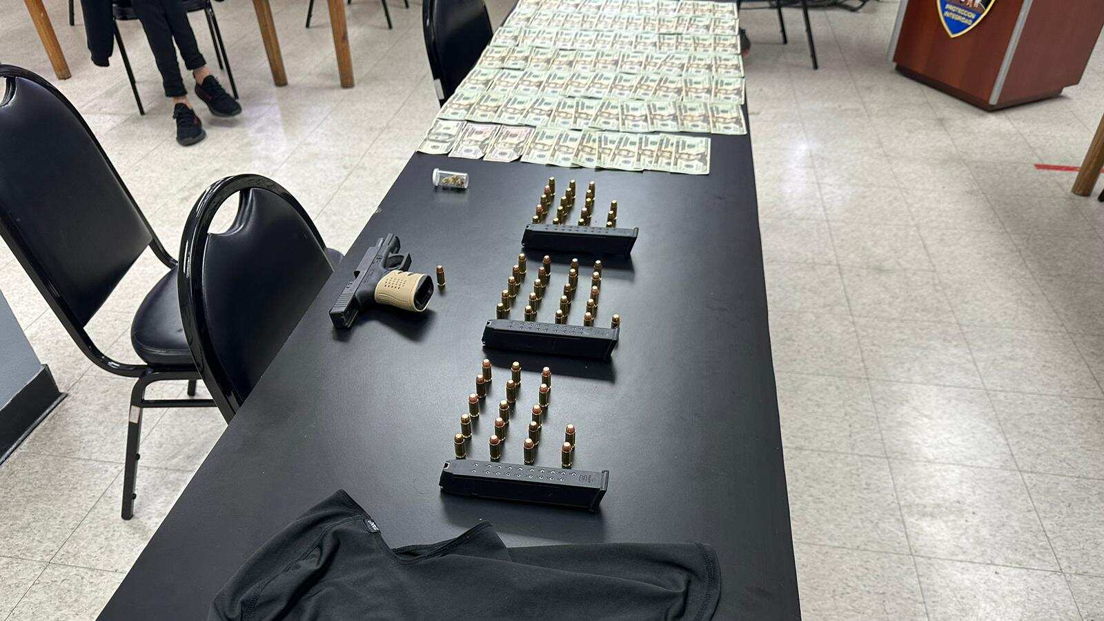 Evidencia ocupada Carolina