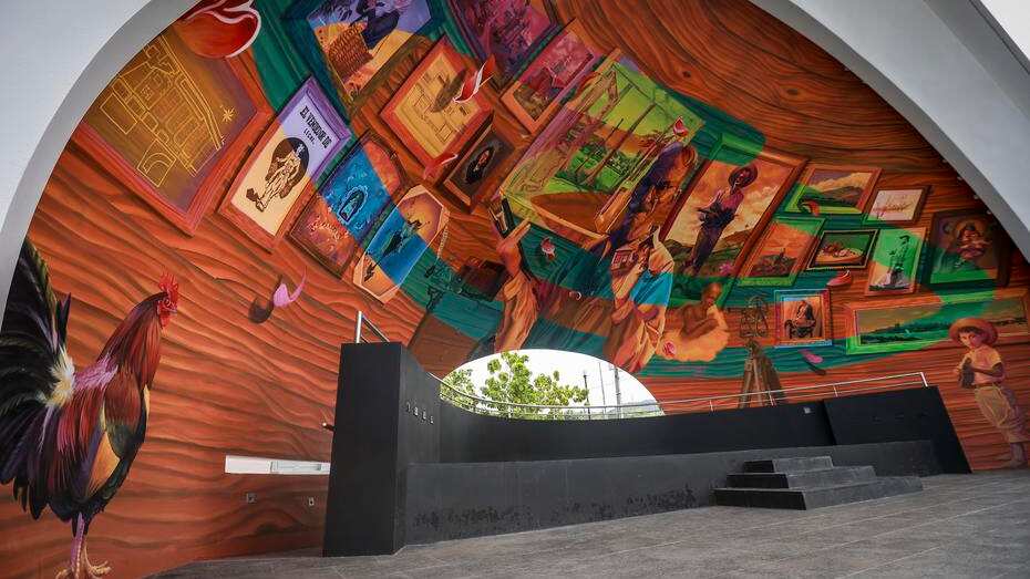 Concha acústica en la plaza de Cayey. (Suministrada)