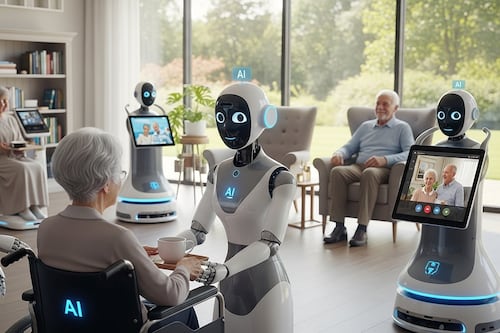 No es ciencia ficción: Los robots con IA ya son los nuevos cuidadores de la tercera edad