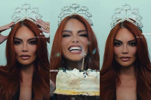 Zuleyka Rivera se vuelve a poner icónica corona para celebrar sus 38 años