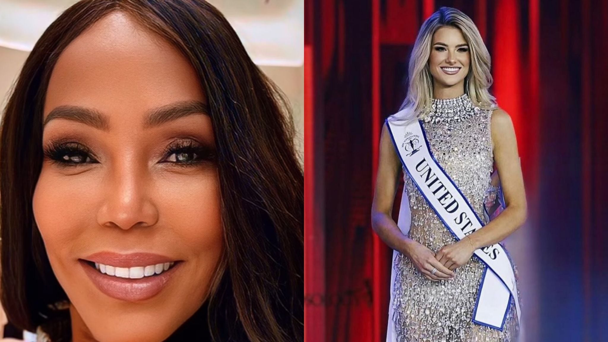 Magali Febles y Jenna Dykstra; Miss Supranational United States 2024.