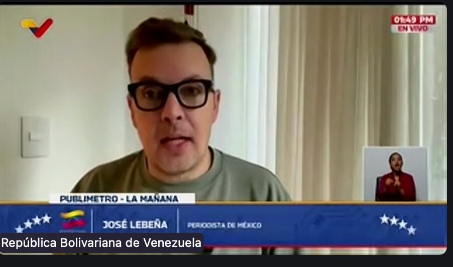 José Lebeña, de Publimetro, preguntó en vivo al presidente venezolano sobre la pasividad en este conflicto de las organizaciones internacionales.