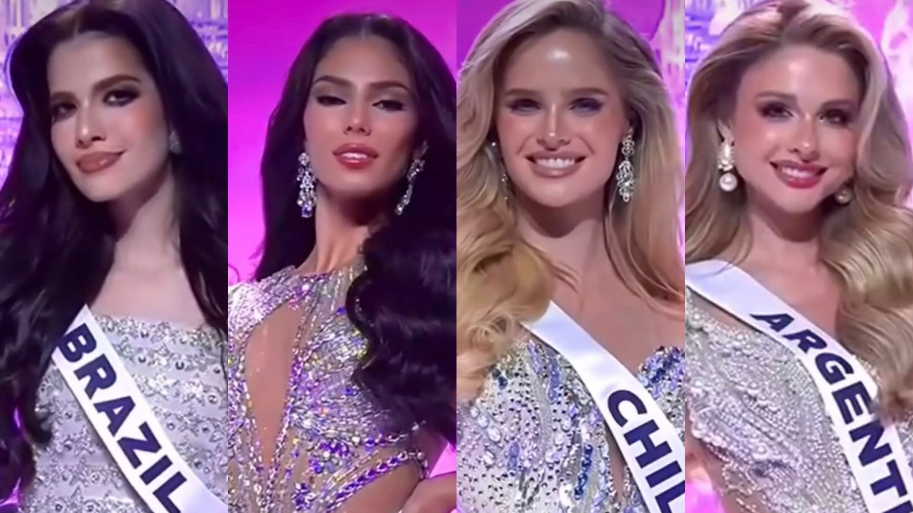 Algunas participantes latinas que destacaron en la bienvenida de Miss Universo 2025.