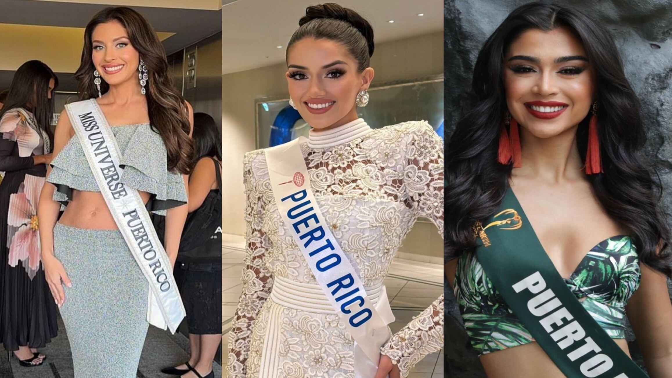 Jennifer Colón, Zahira Mariel y Bianca Caraballo.