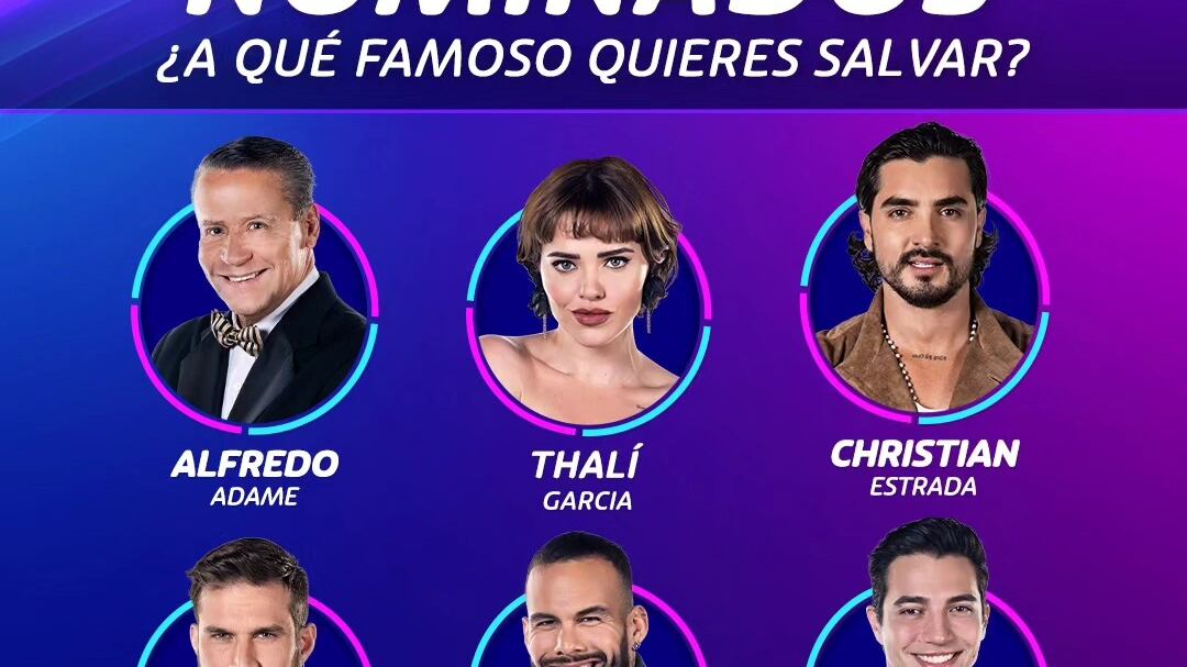 Primeros nominados de “La casa de los famosos 4″.
